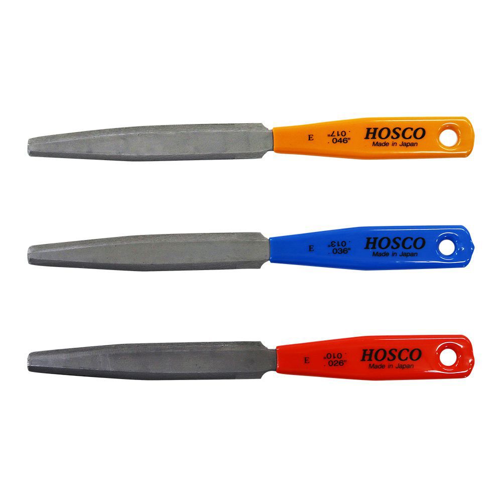 Hosco Gauged Nut Slotting Files